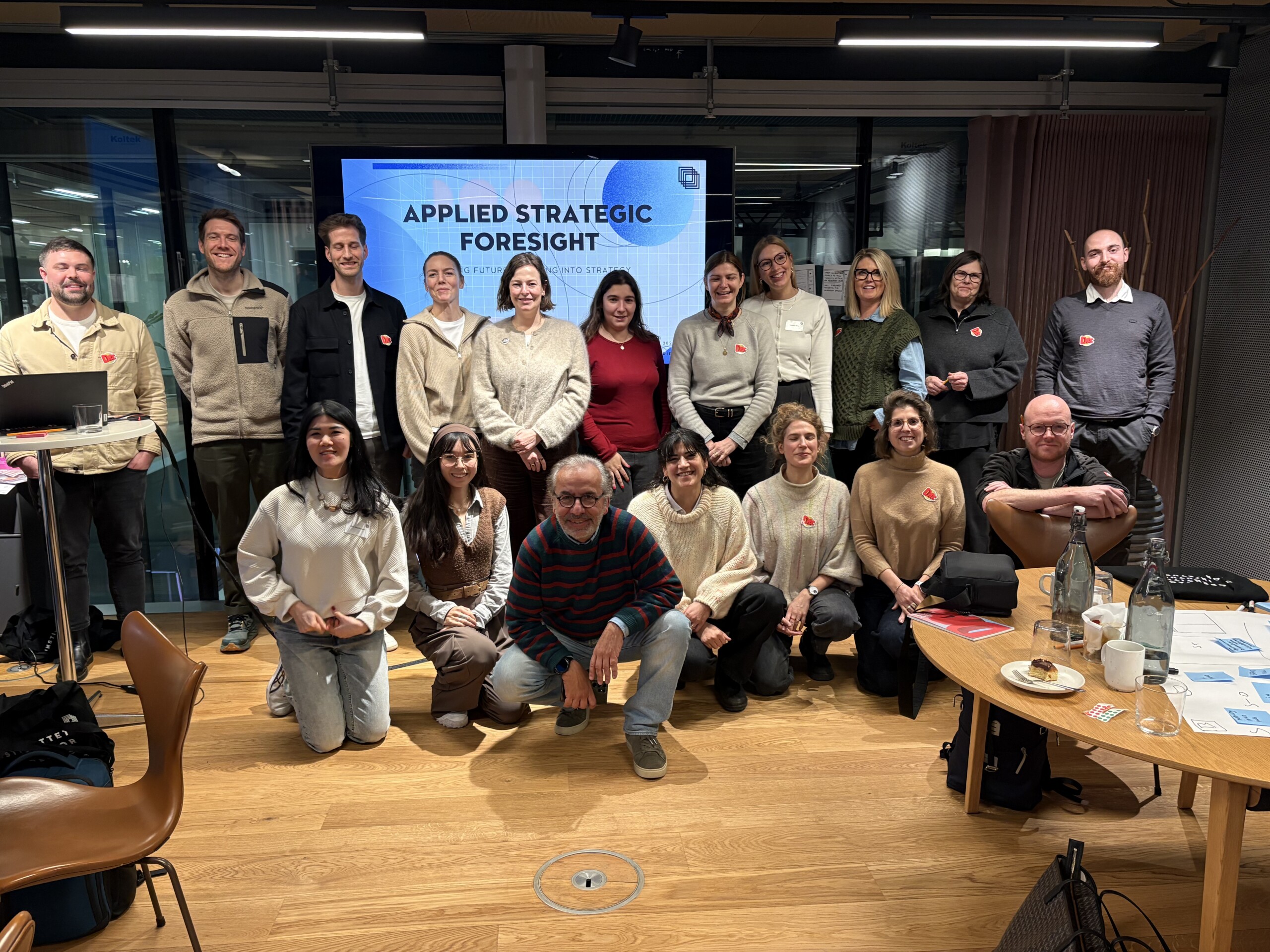 Group photo at the Applied Strategic Foresight course