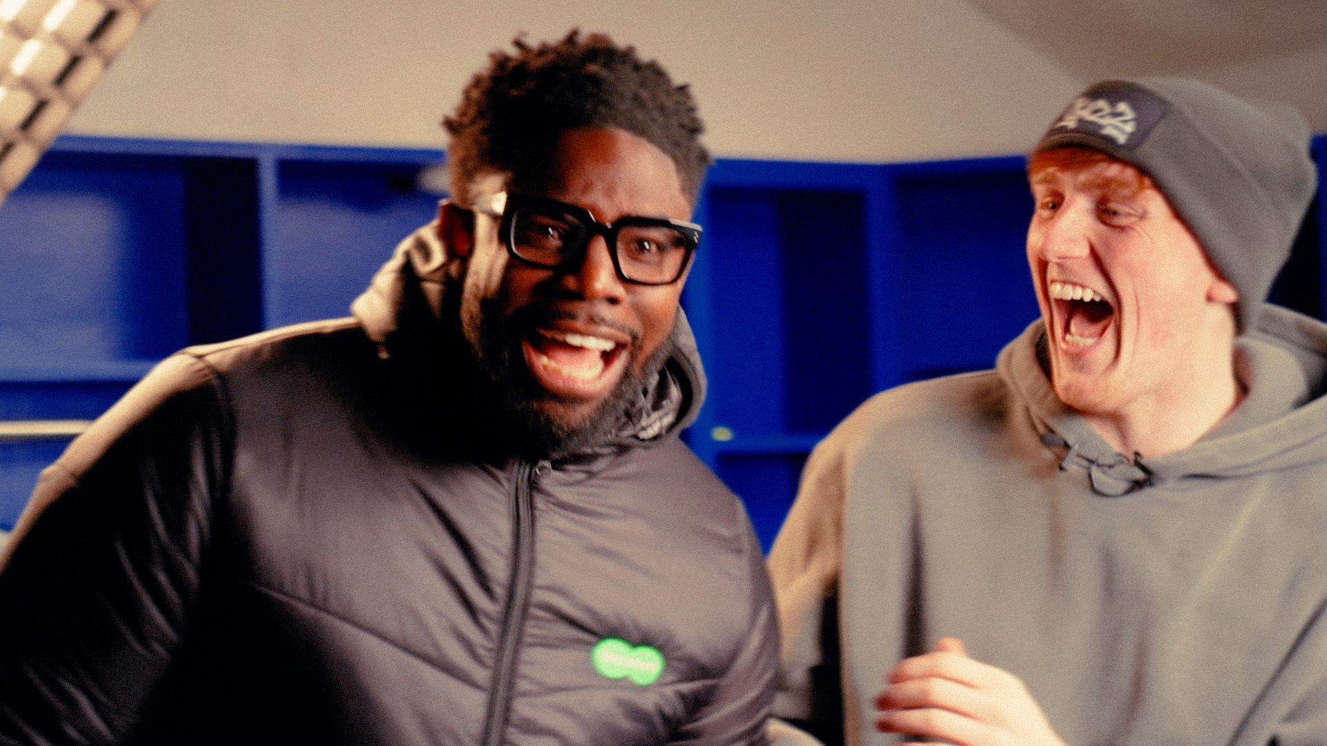 Micah Richards and Angry Ginge laughing together, Specsavers case study thumbnail